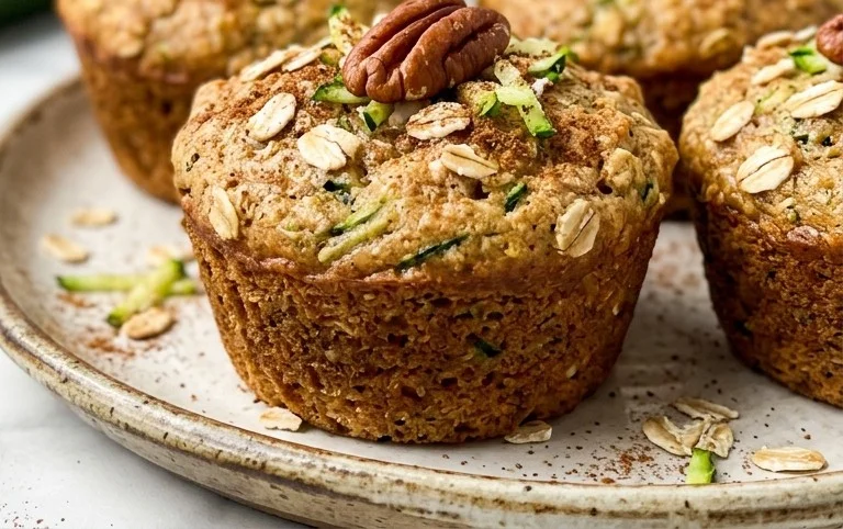 Zucchini Oatmeal Muffins