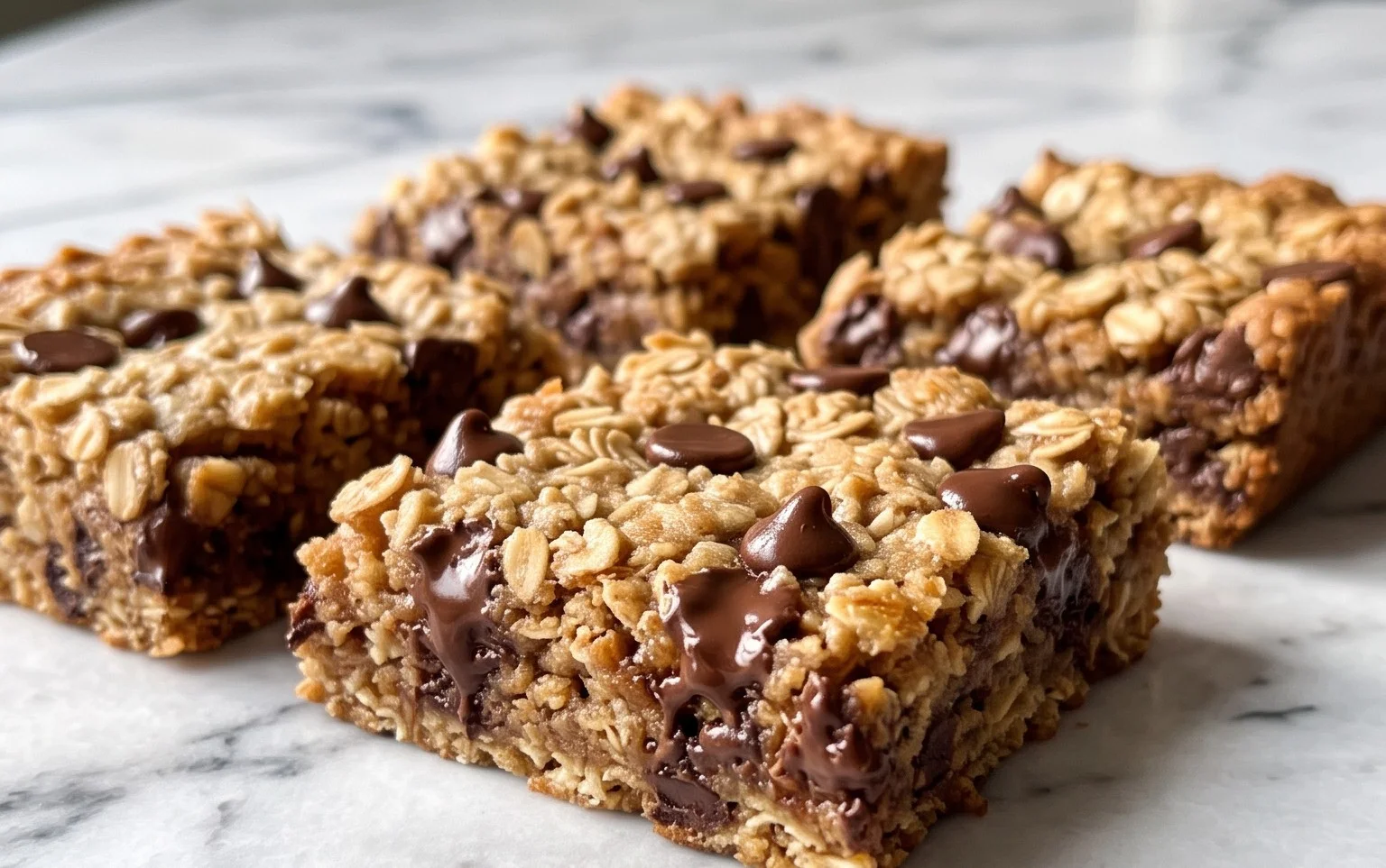 Easy Chewy Oatmeal Chocolate Chip Bars Recipe