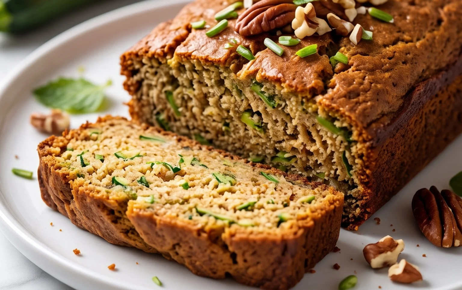 Low Sugar Zucchini Bread