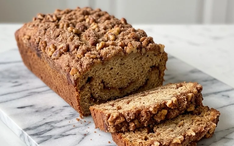 Whole Wheat Cinnamon Crunch Banana Bread Recipe
