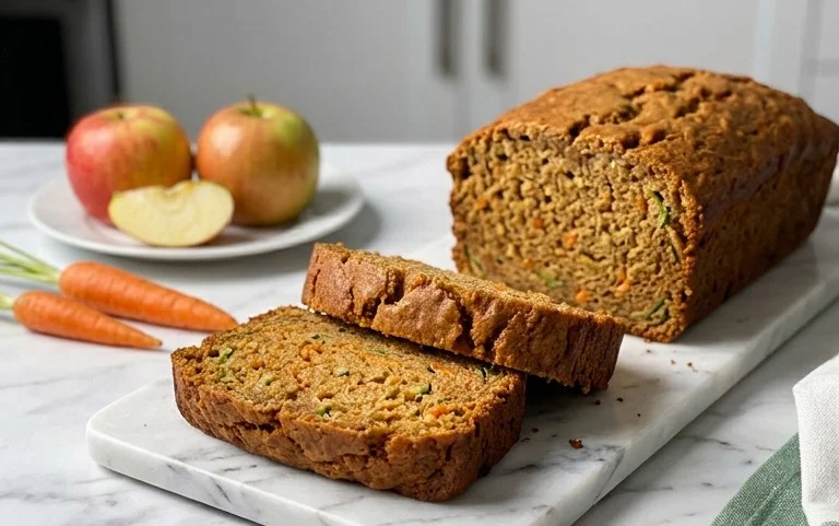 Moist Carrot Apple Zucchini Bread Recipe