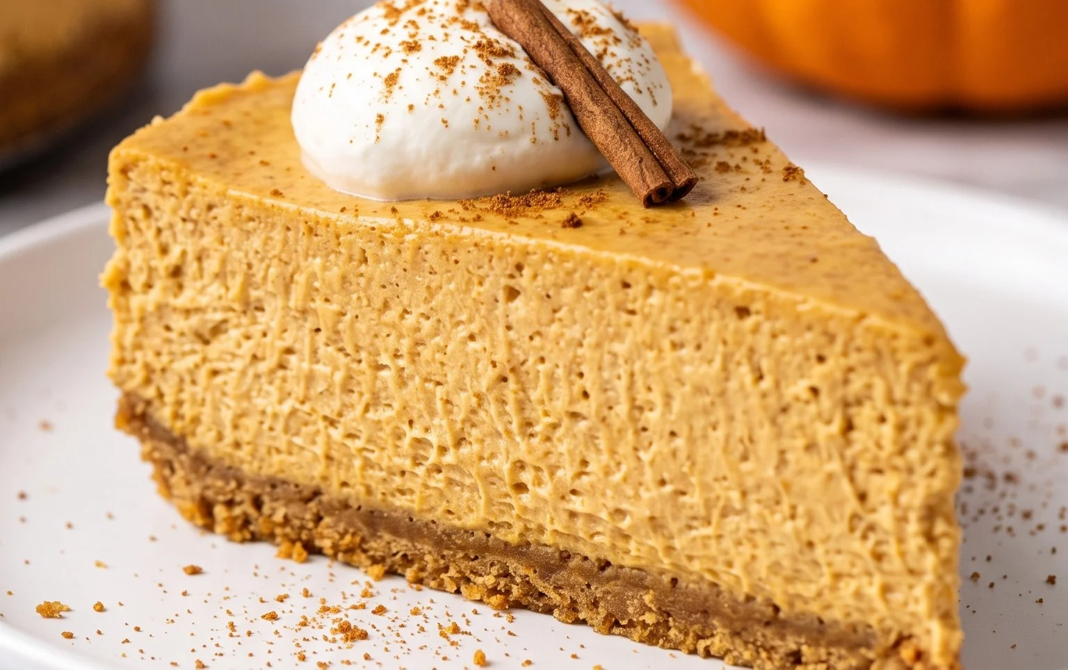 No Bake Pumpkin Pie Cheesecake