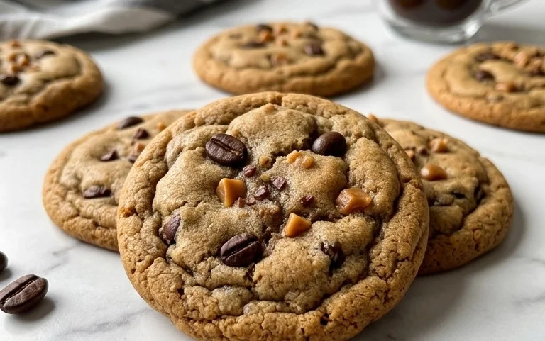 Espresso Brown Butter Toffee Cookies – Rich & Nutty